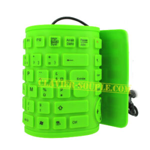 clavier étanche azerty vert pomme