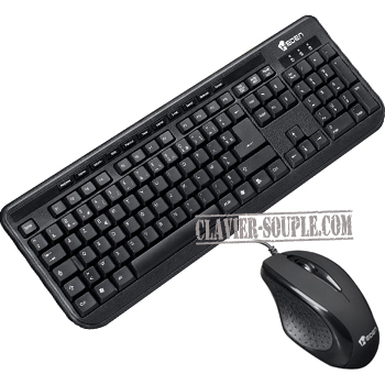 pack clavier et souris usb ordinateur de bureau