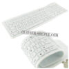 clavier slim silicone blanc