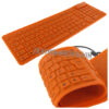 clavier souple usb orange slim