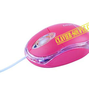 Kristal Souris USB lumineuse rouge