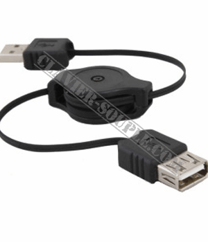rallonge câble usb avec enrouleur