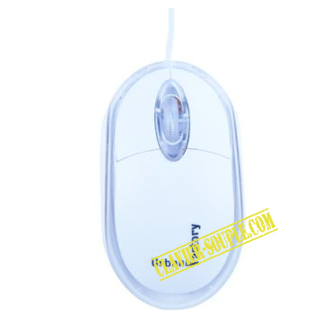 souris lumineuse blanche USB