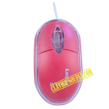 souris usb lumineuse rouge